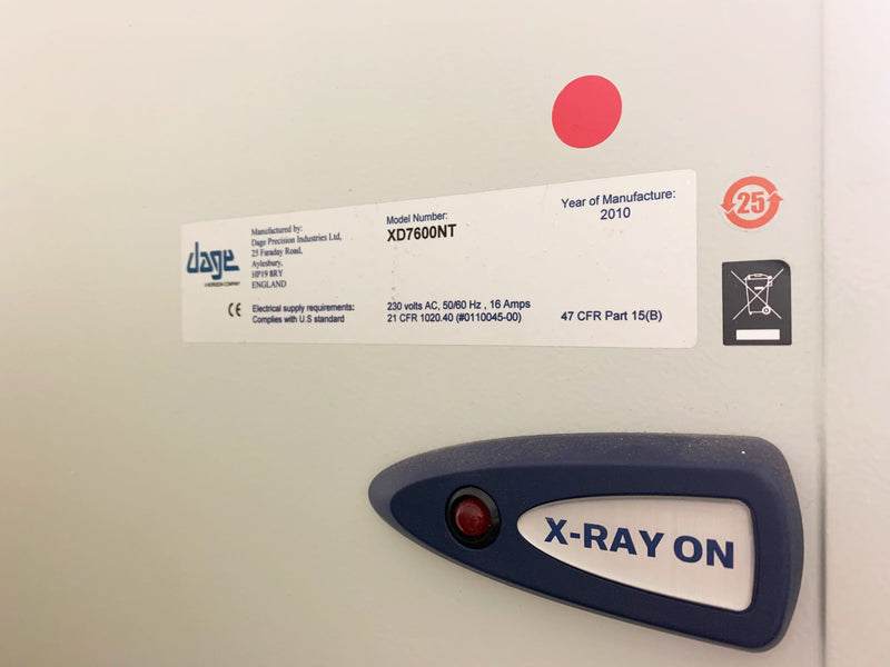 Nordson / Dage XD 7600 NT X-ray Inspection System