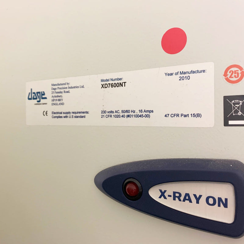 Nordson / Dage XD 7600 NT X-ray Inspection System