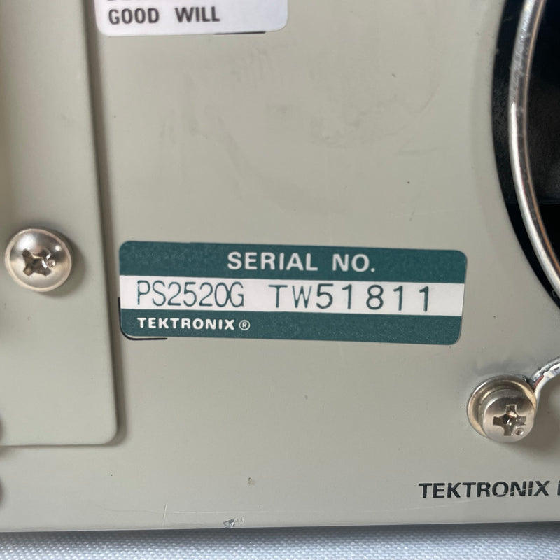 Tektronix PS 2520 G DC Power Supply