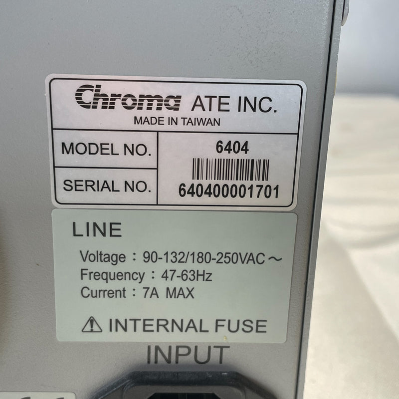 Chroma 6404 Programmable AC Source