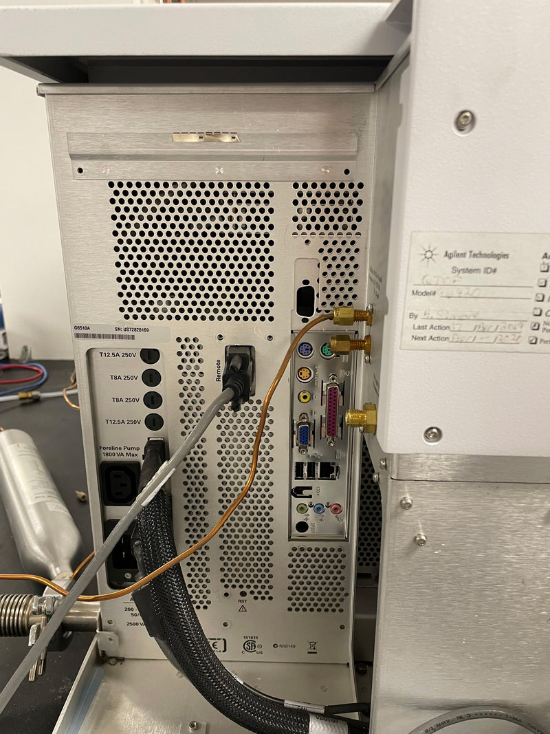 Agilent 6520 Q-TOF MS (Quadrupole–Time-of-Flight Mass Spectrometry)