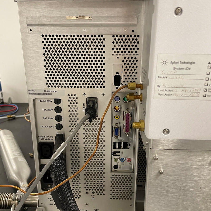 Agilent 6520 Q-TOF MS (Quadrupole–Time-of-Flight Mass Spectrometry)