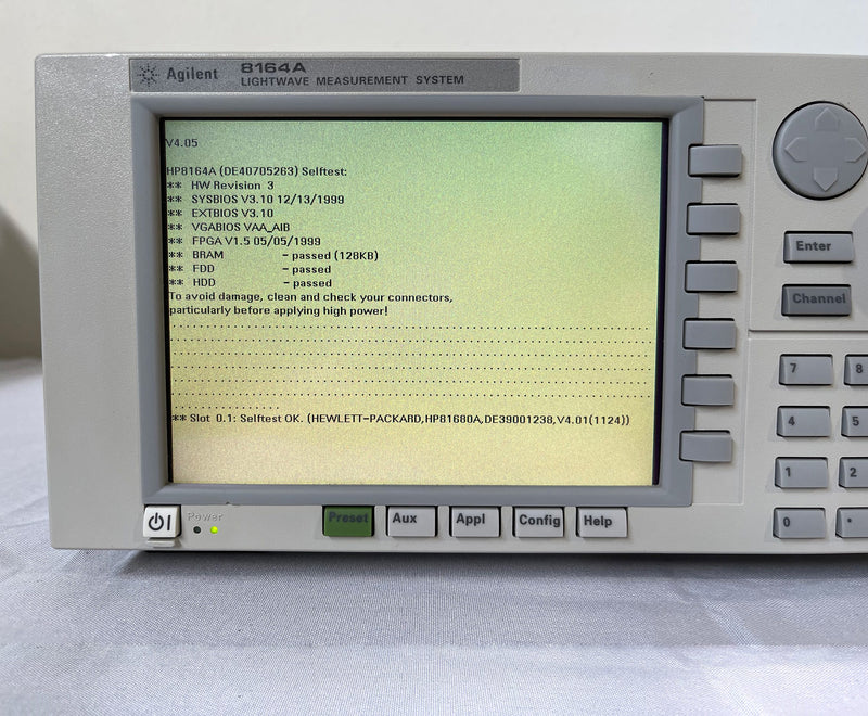 Agilent 81680 A Tunable Laser Source