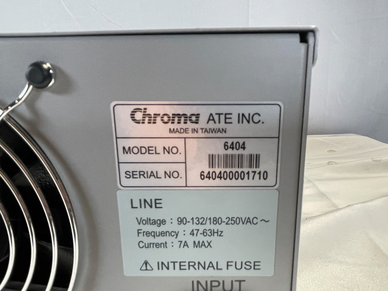 Chroma 6404 Programmable AC Source