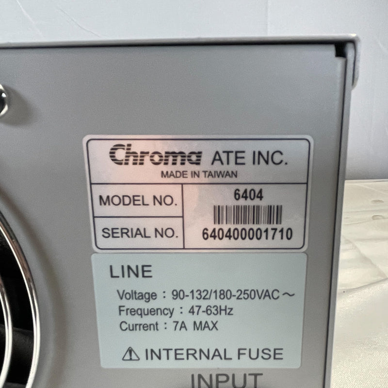 Chroma 6404 Programmable AC Source