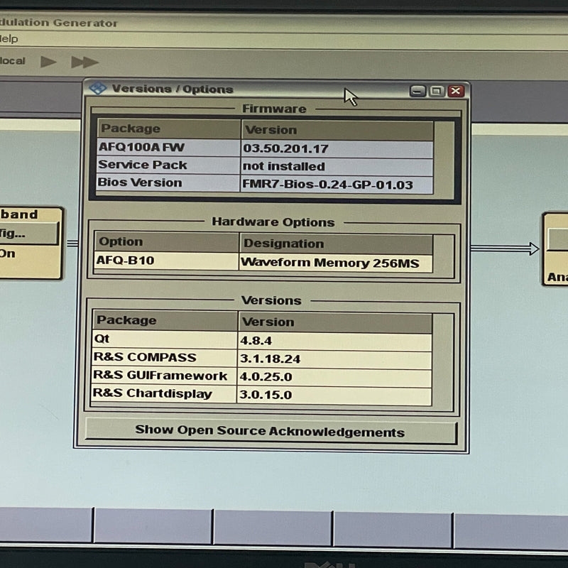 Rohde & Schwarz AFQ 100 A I/Q Modulation Generator