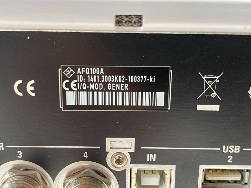 Rohde & Schwarz AFQ 100 A I/Q Modulation Generator