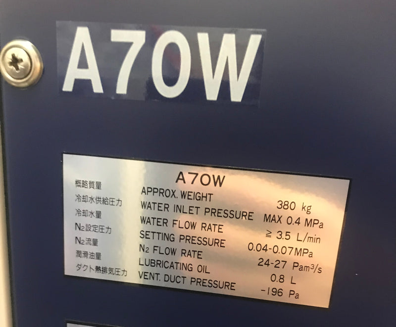 Ebara A 70 W Pump