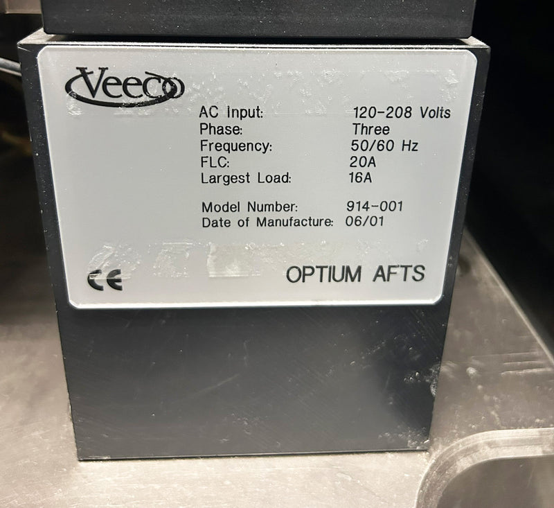 Veeco Optium AFTS 914 001 Advanced Fiber Test & Alignment System