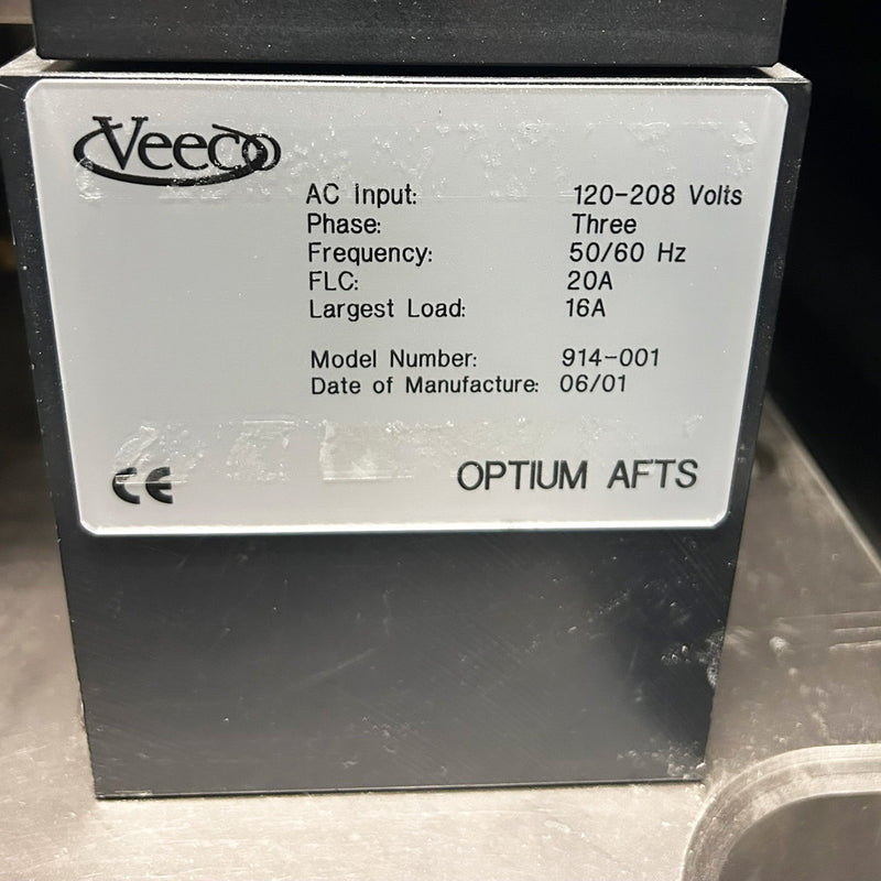 Veeco Optium AFTS 914 001 Advanced Fiber Test & Alignment System