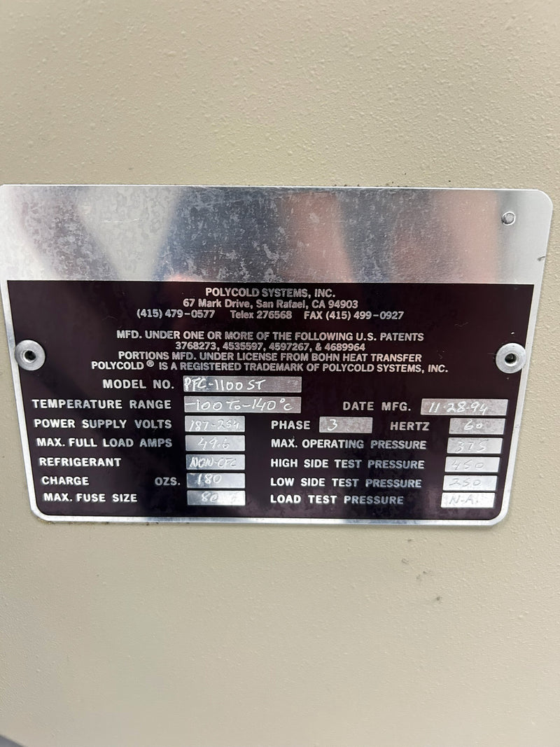 Polycold PFC 1100 ST Cryochiller