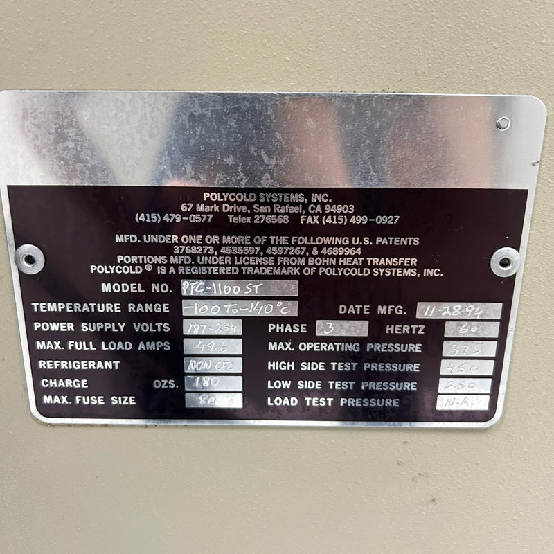 Polycold PFC 1100 ST Cryochiller