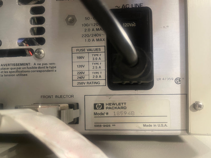 Agilent 5890 Gas Chromatography