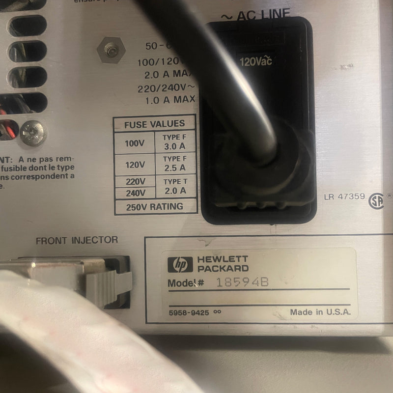 Agilent 5890 Gas Chromatography