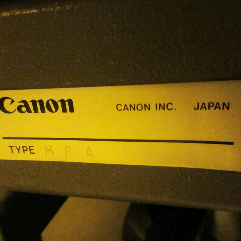 Canon MPA 600 FA Mask Aligner