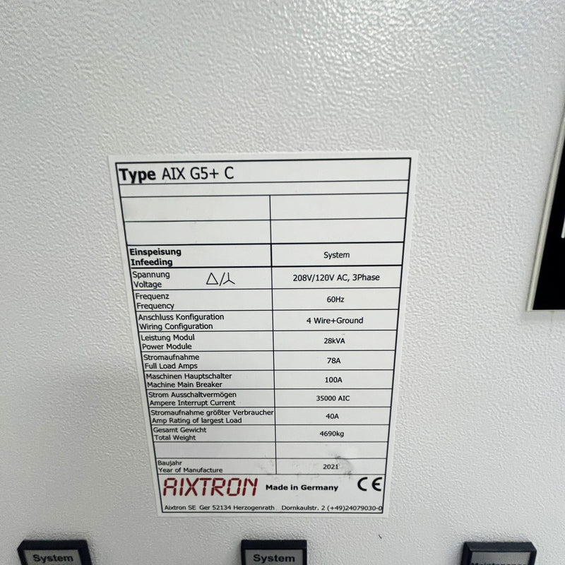 Aixtron AIX G 5 + C