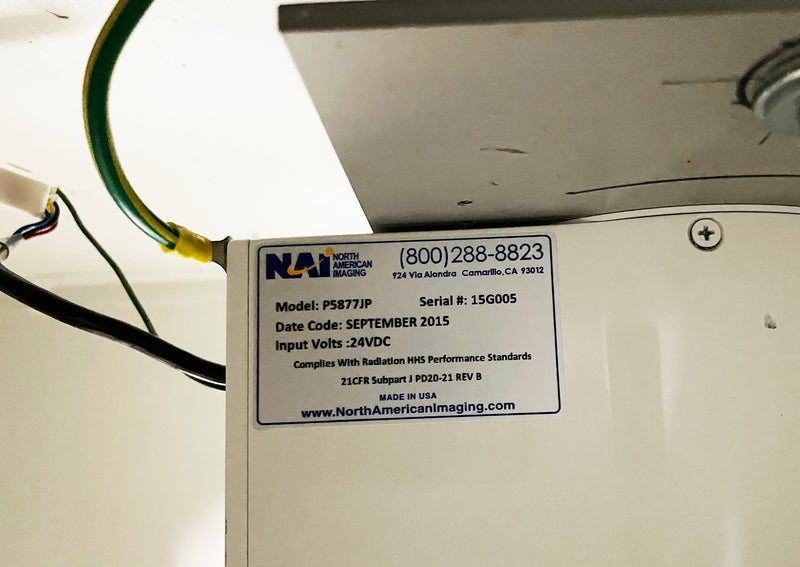 North American Imaging P 5877 JP Industrial Image Intensifier