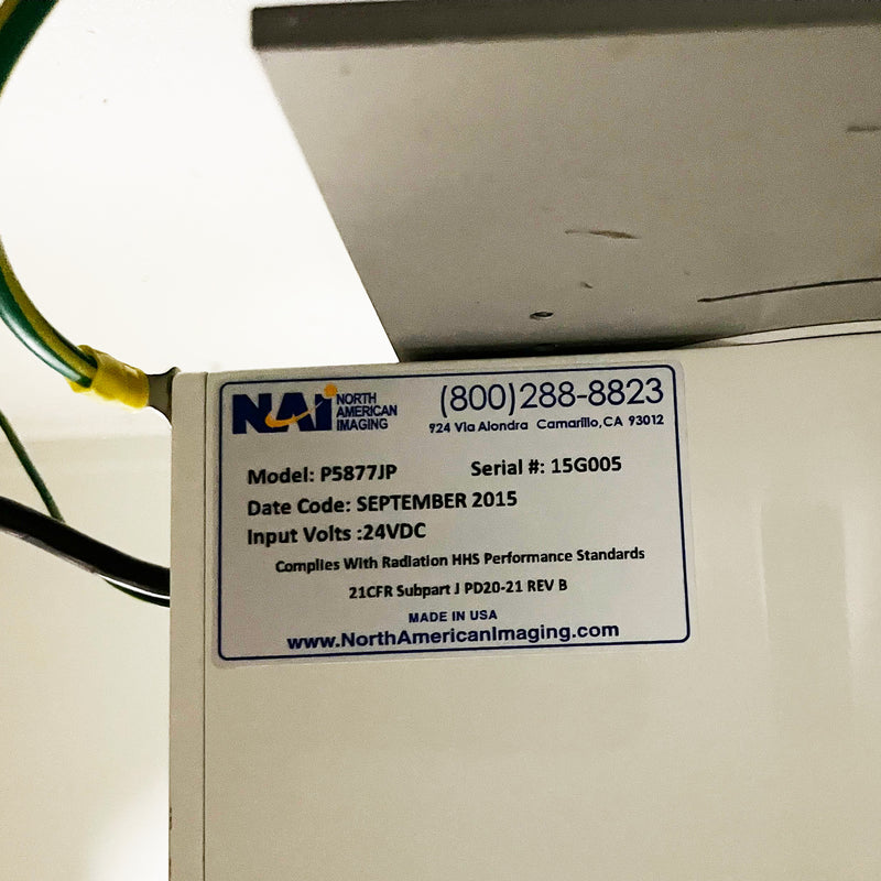 North American Imaging P 5877 JP Industrial Image Intensifier