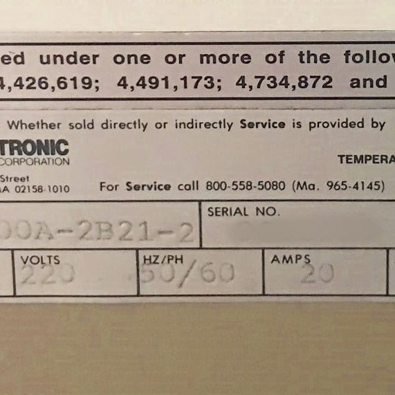 Temptronic TPO 4000 A 2 B 21 2 Temperature Forcing System