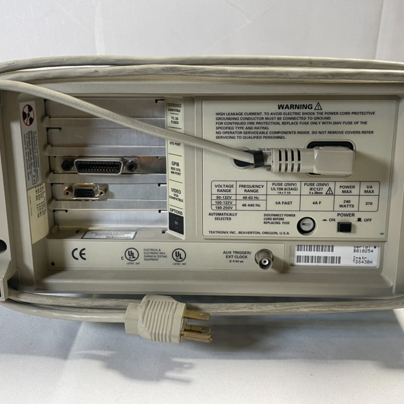 Tektronix TDS 430 A Digital Oscilloscope