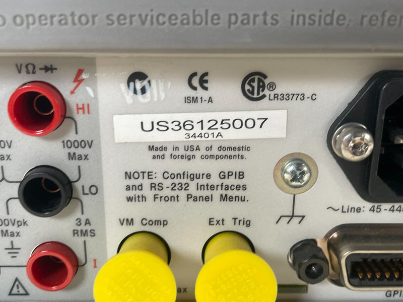 Keysight / Agilent 34401 A Digital Multimeter (DMM)