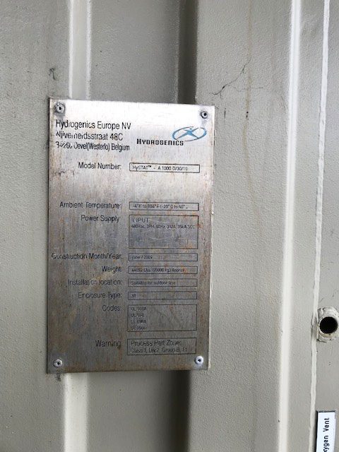 Hydrogenics HySTAT Generator