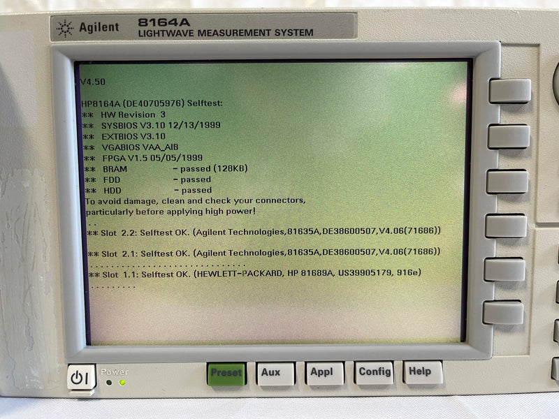 Agilent 81689 A Compact Tunable Laser