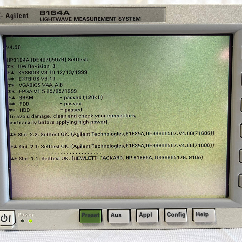 Agilent 81689 A Compact Tunable Laser