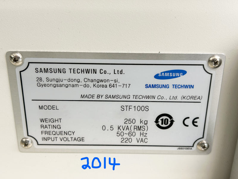 Samsung STF 100 S Chip Tray Loader