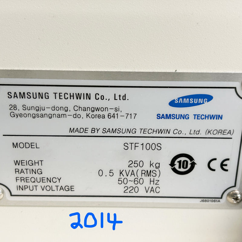 Samsung STF 100 S Chip Tray Loader