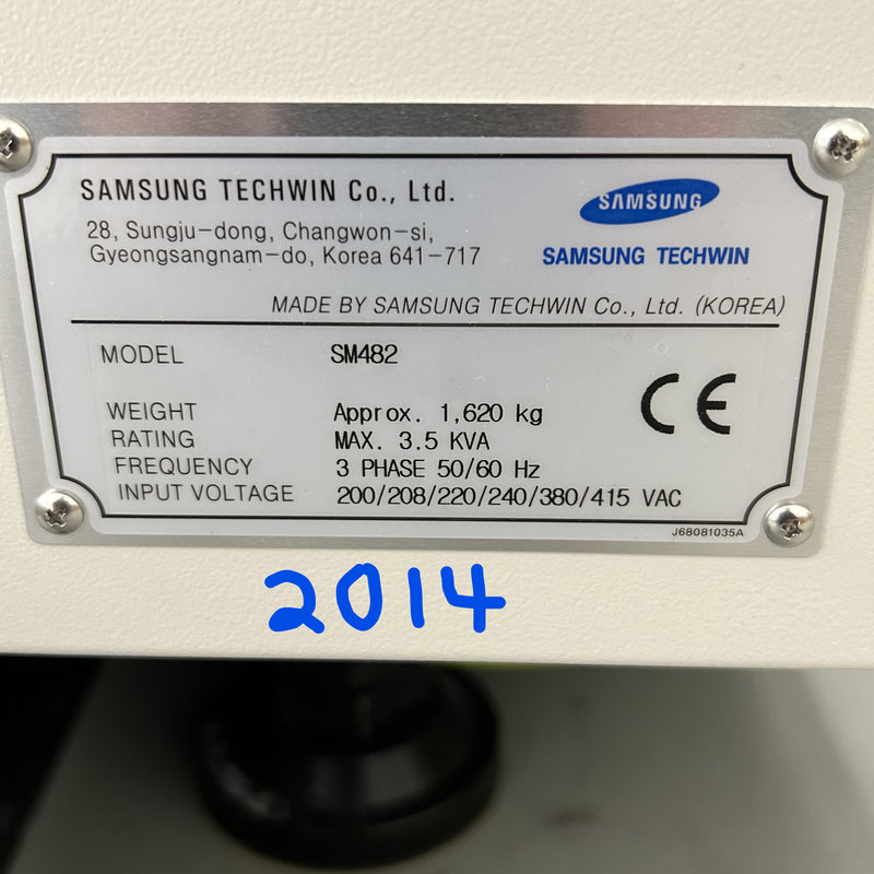 Samsung SM 482 Pick and Place