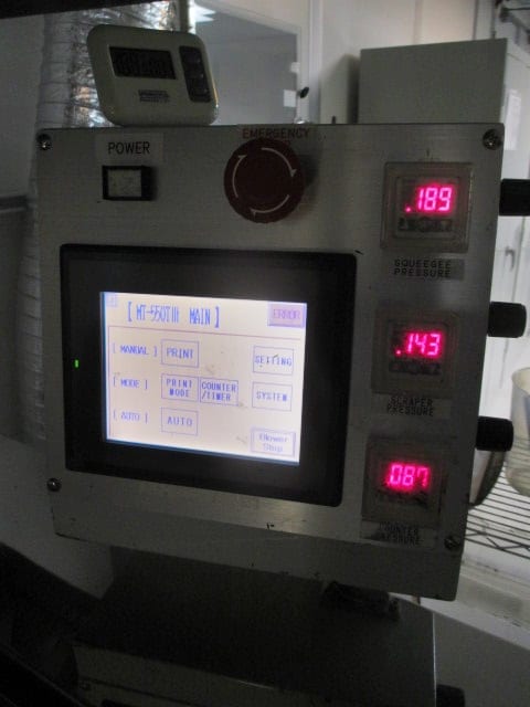 MicroTec MT-550 TV Screen Printer