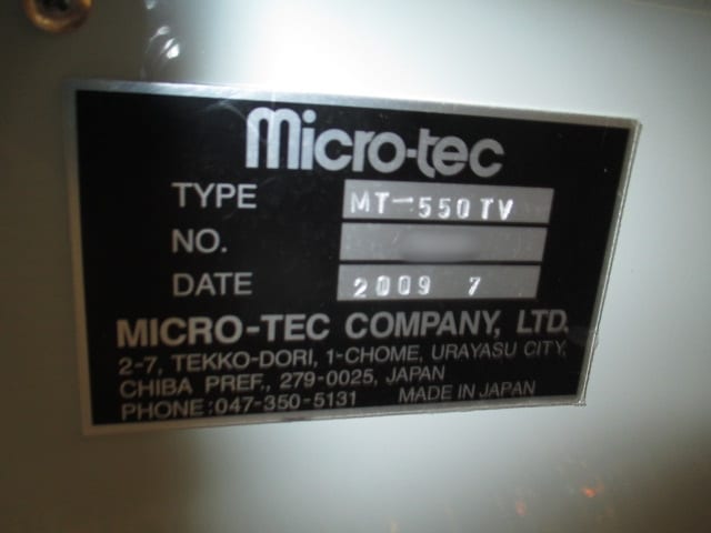MicroTec MT-550 TV Screen Printer