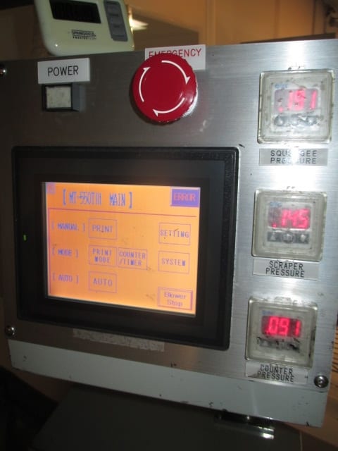 MicroTec MT-550 TV Screen Printer