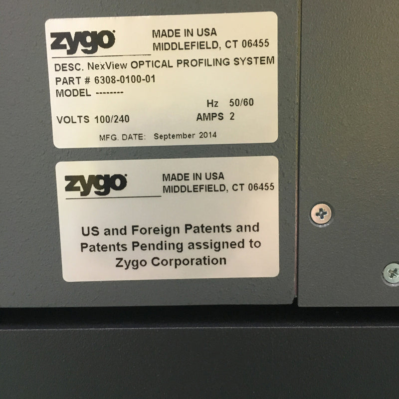 Zygo Nexview NX 2 Optical Surface Profilometer