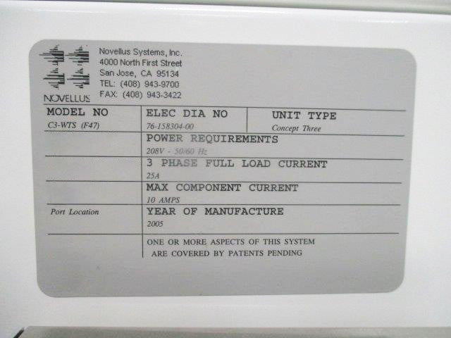 Lam / Novellus Concept Three Altus Etcher