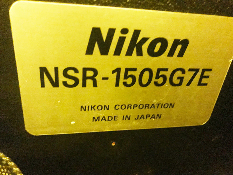 Nikon NSR 1505 G 7 E Stepper