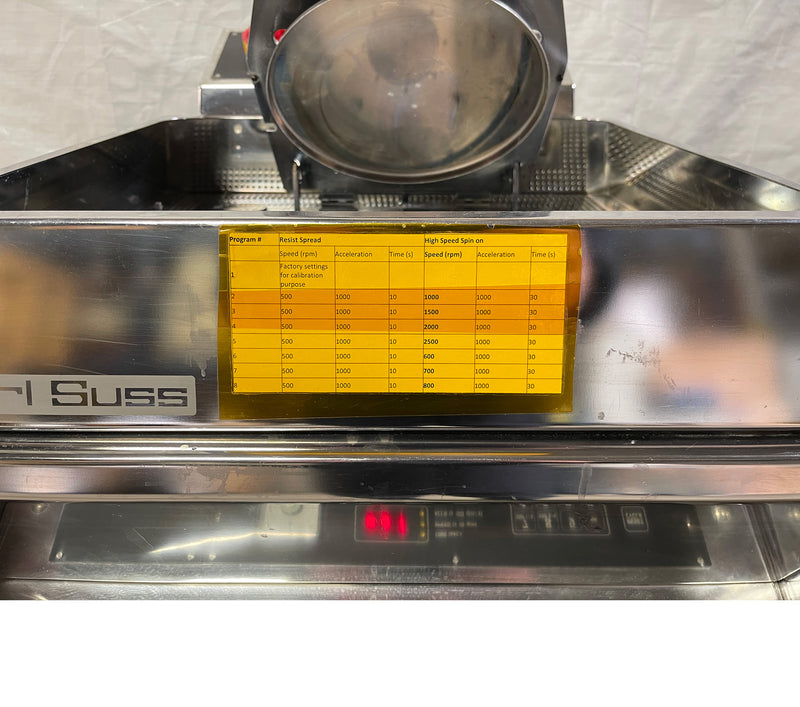 SUSS RC 8 MS 3 Spin Coater