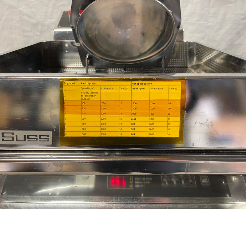 SUSS RC 8 MS 3 Spin Coater