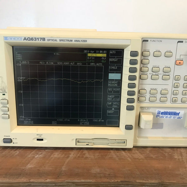 Yokogawa / Ando AQ 6317 B Optical Spectrum Analyzer