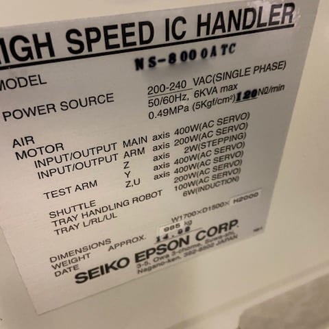 Seiko / Epson NS 8040 Handler