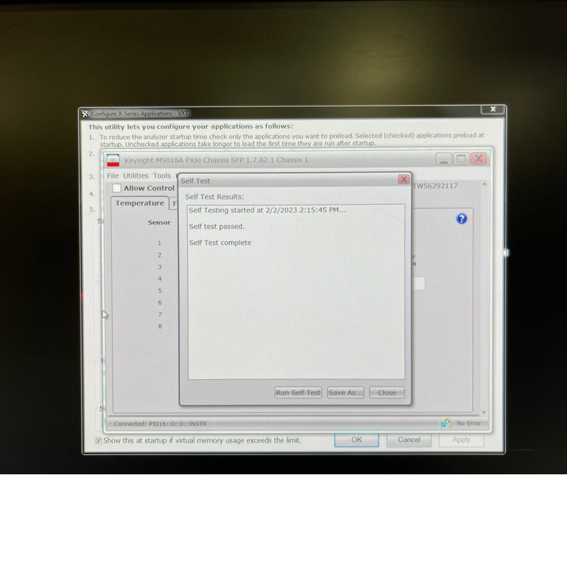 Keysight / Agilent M 9018 A PXIe Chassis Advanced Switch Fabric