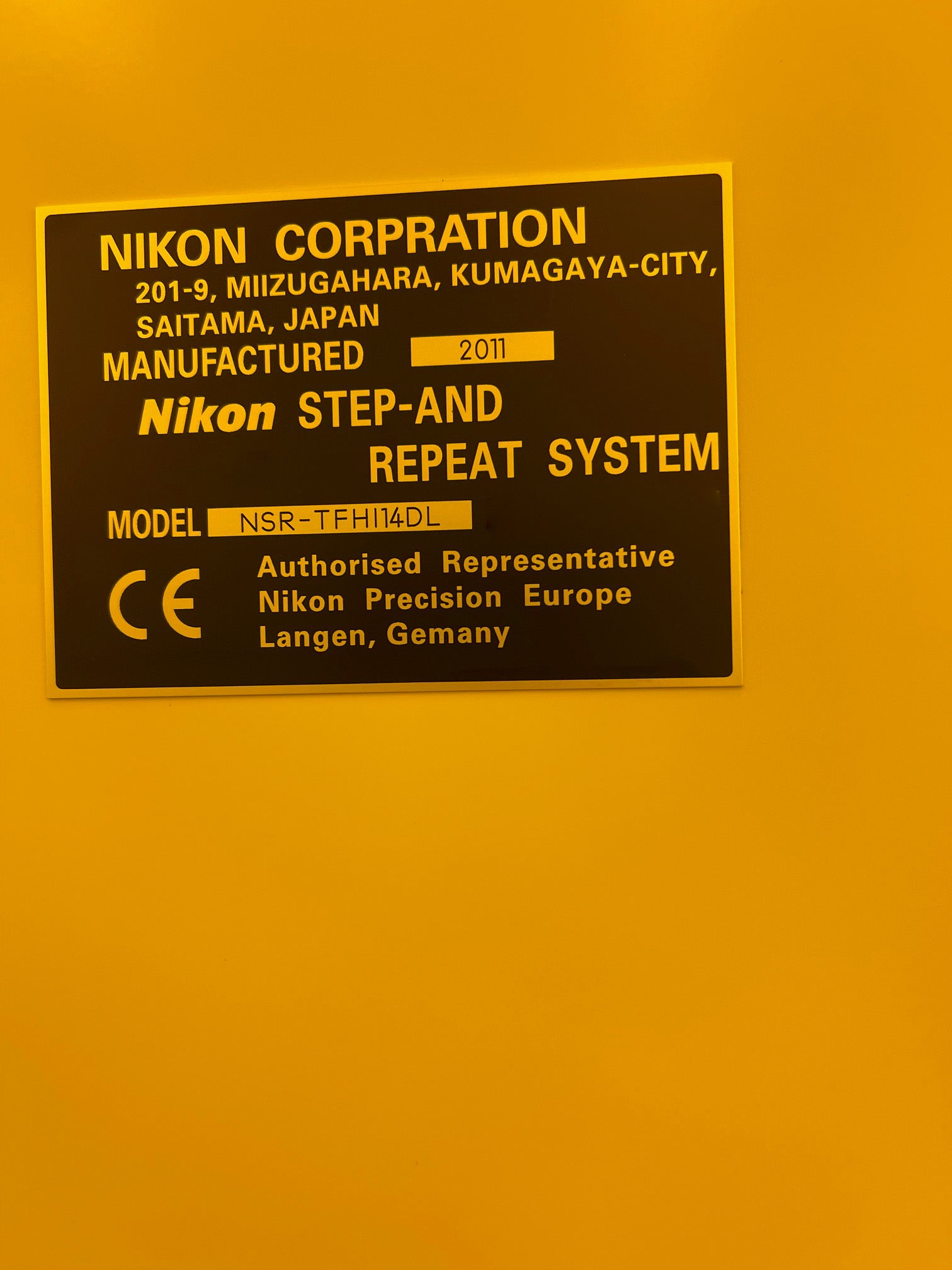 Nikon NSR TFH i 14 DL i-Line Stepper – Bridge Tronic Global