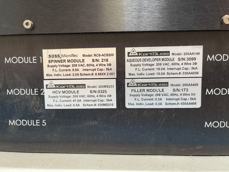 SUSS ACS 200 Coater / Developer