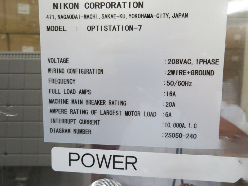 Nikon Optistation 7