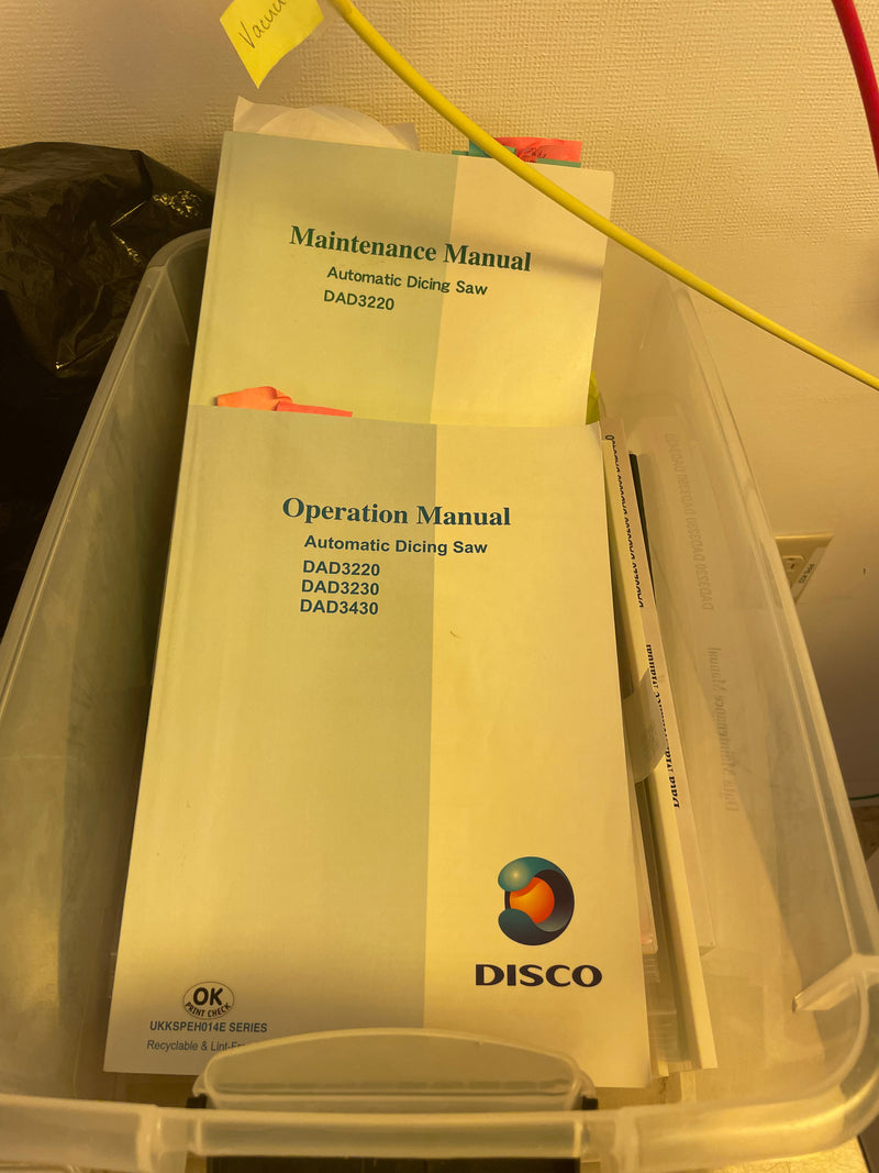 Disco DAD 3220 Automatic Dicing Saw