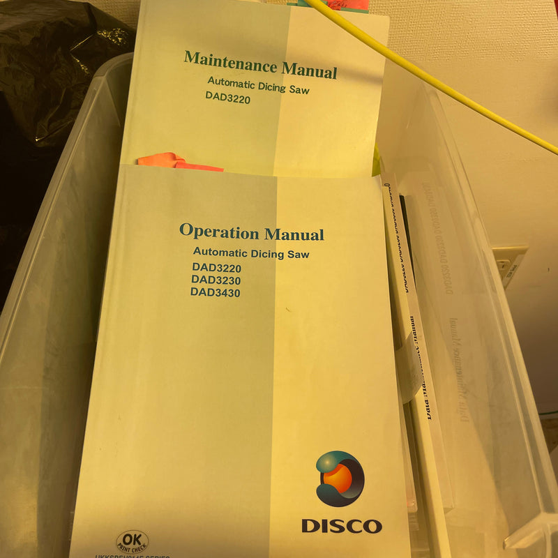 Disco DAD 3220 Automatic Dicing Saw