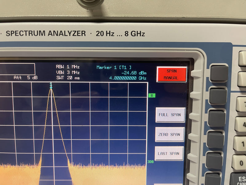 Keysight / Agilent 83711 B Synthesized CW Generator