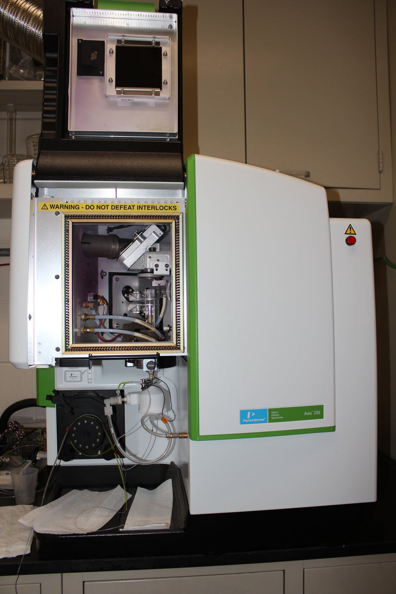 Perkin Elmer Avio 200 ICP-OES (Optical Emission Spectrometer)
