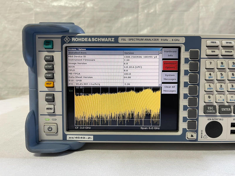 Rohde & Schwarz FSL 6 Spectrum Analyzer